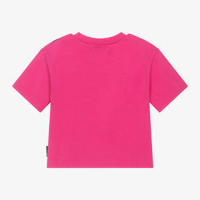 NEW!   MARC JACOBS Girls Pink Bag Print Cotton T-Shirt