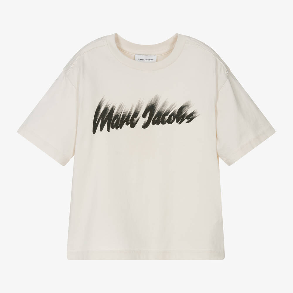 NEW!   MARC JACOBS Light Beige Organic Cotton T-Shirt