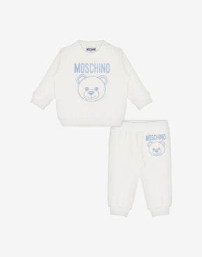 MOSCHINO TEDDY EMBROIDERY FLEECE TRACKSUIT