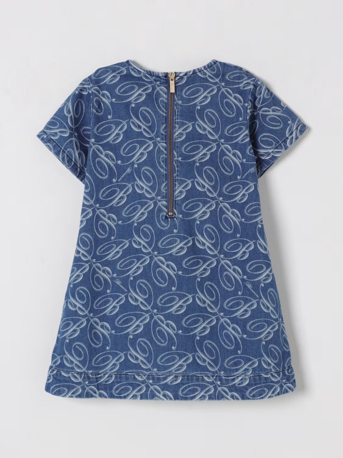 MISS BLUMARINE Kids Denim Dress