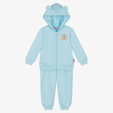 NEW!! Moschino Blue Cotton Teddy Bear Tracksuit