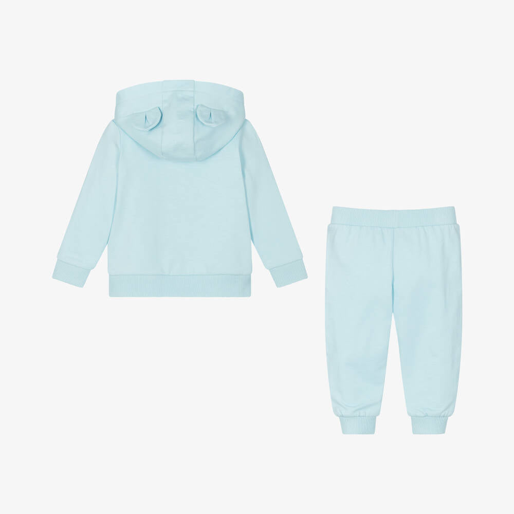 NEW!   Moschino Baby Blue Organic Cotton Tracksuit