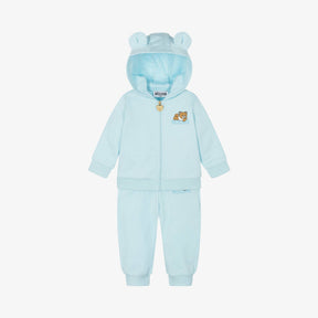 NEW!   Moschino Baby Blue Organic Cotton Tracksuit