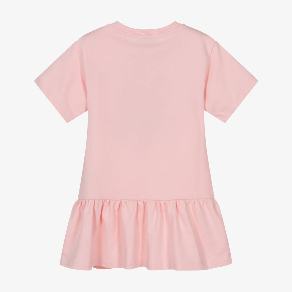 NEW!! Moschino Girls Pink Cotton Teddy Bear Dress