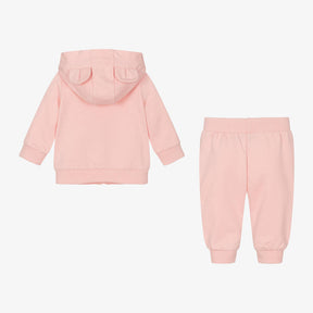 Moschino Baby Pink Organic Cotton Tracksuit