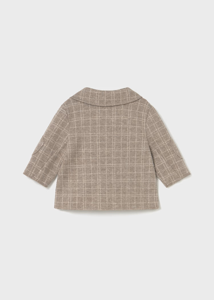Mayoral - Newborn Boy Dressy Jacket - Sesame Heather