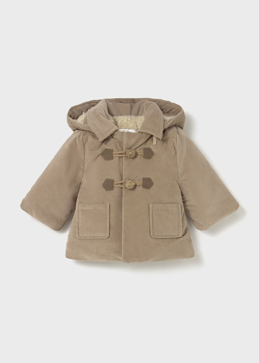 Mayoral - Newborn Boy Duffle Coat - Frosted Almond