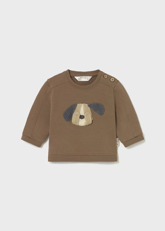 Mayoral - Newborn Boy Cocoa Sweatshirt