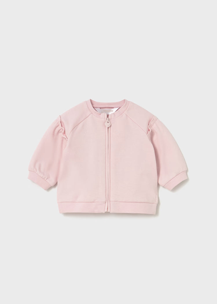 Mayoral - Newborn Girl 3-Piece Fleece Set - Baby Pink