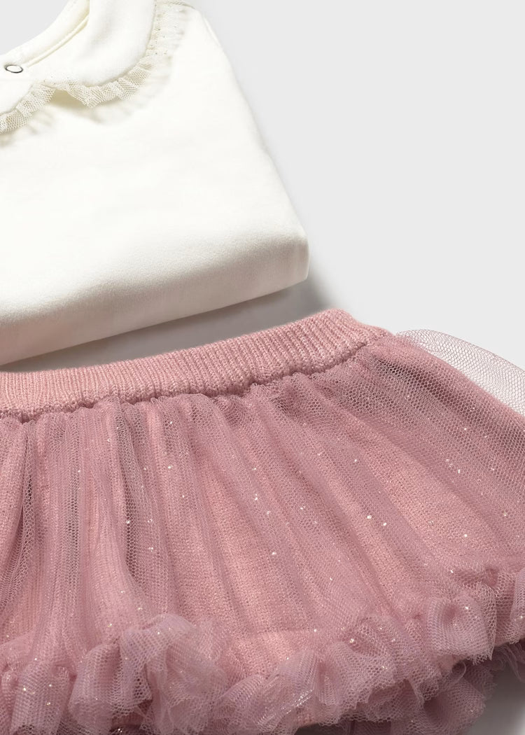 Mayoral - Newborn Girl 3-Piece Set - Petal