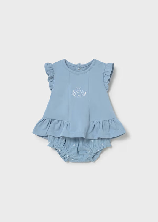 Mayoral - Newborn Girl 2‑Piece Set Lagoon
