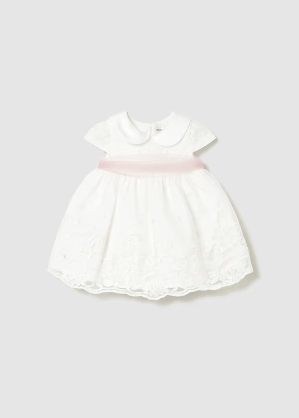 Mayoral - Newborn Girl Dress with Bloomers