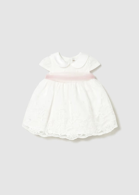Mayoral - Newborn Girl Dress with Bloomers