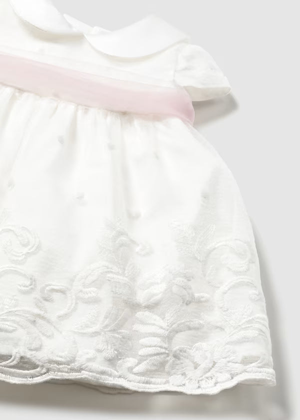 Mayoral - Newborn Girl Dress with Bloomers