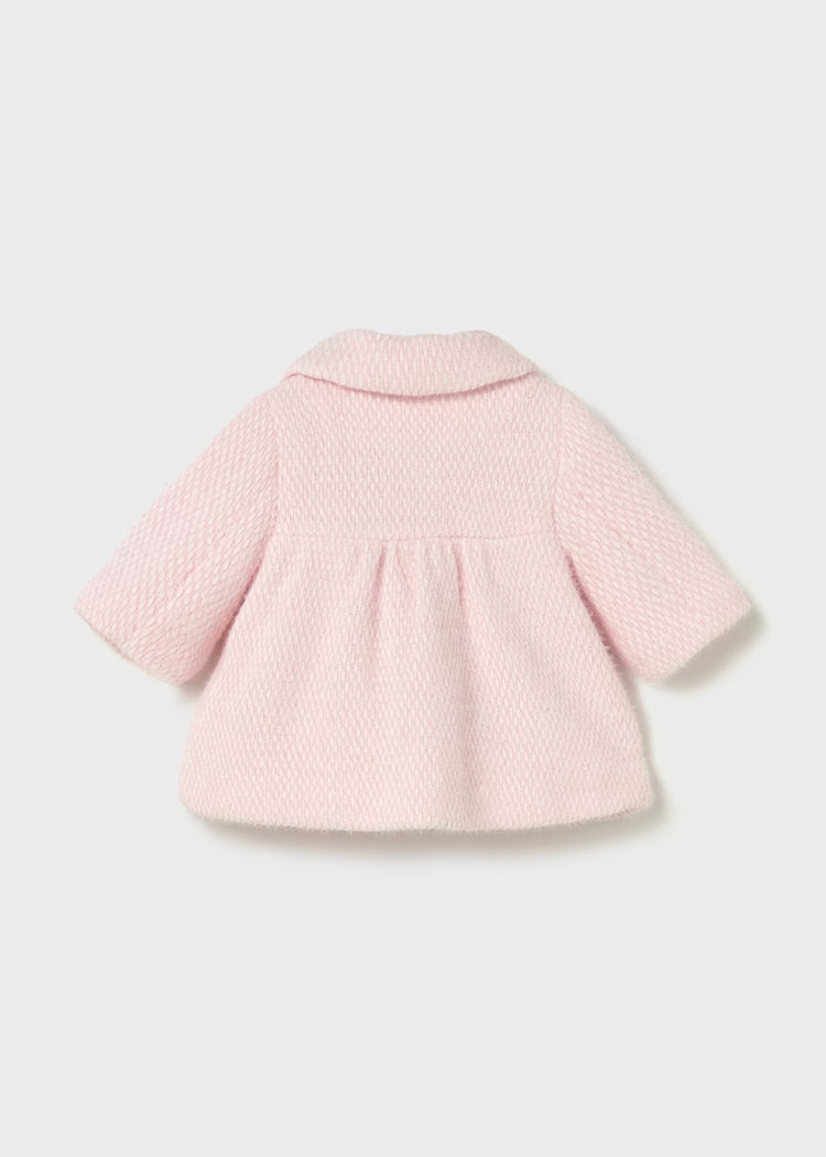 Mayoral - Girl Terry-Cloth Coat - Baby Pink