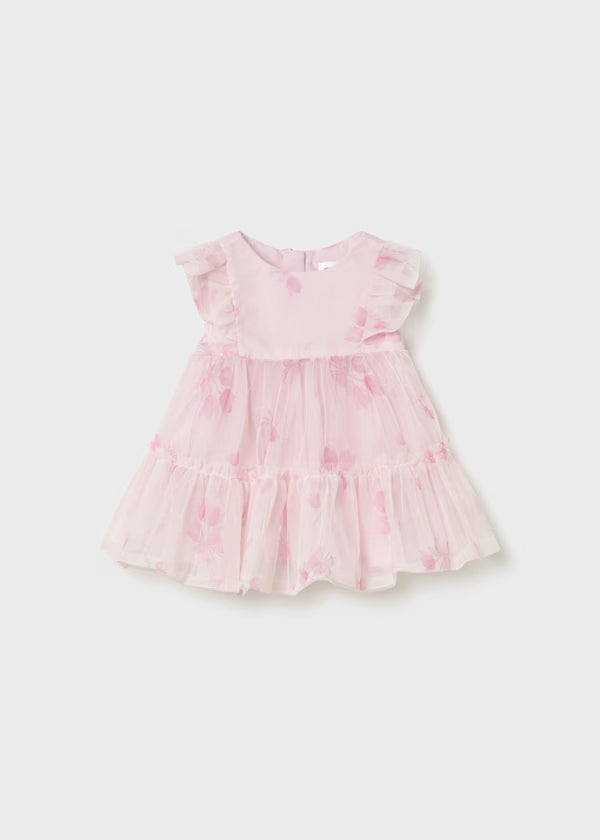 Mayoral - Newborn Girl Tulle Dress