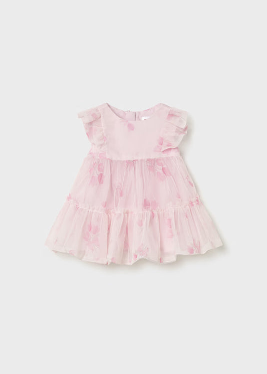 Mayoral - Newborn Girl Tulle Dress