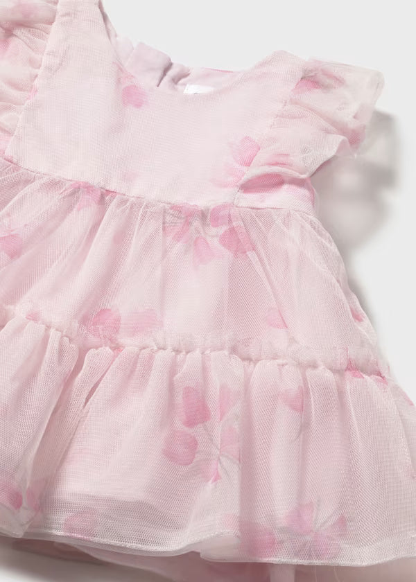 Mayoral - Newborn Girl Tulle Dress