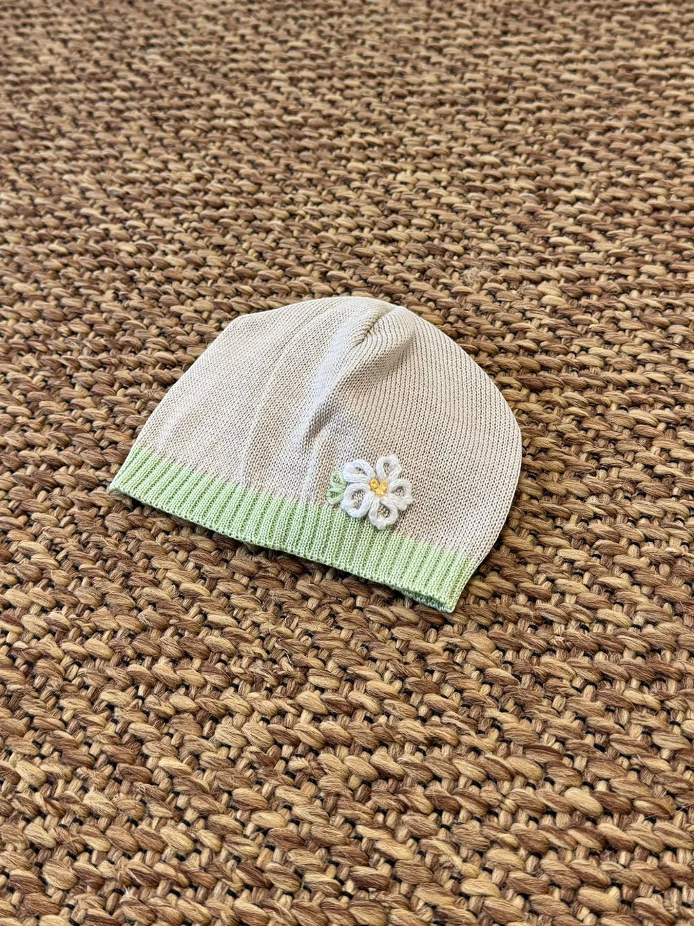 Bimbalò Daisy Garden Knit Baby Hat