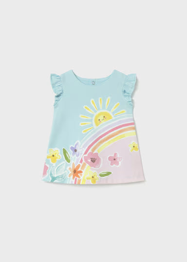 Mayoral - Printed knit dress newborn