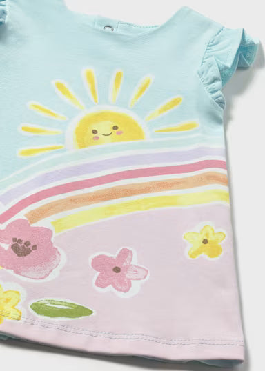 Mayoral - Printed knit dress newborn