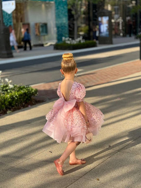 Tina Mur Pink Shiny Dress