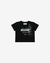 MOSCHINO SPLASHING PAINT JERSEY T-SHIRT