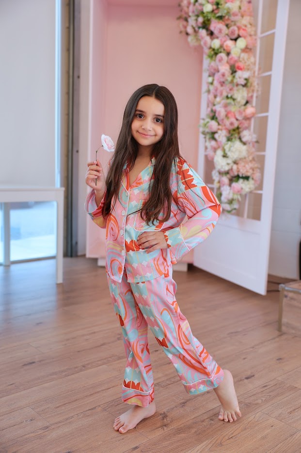 Tina Mur Multi-Color Pijama set